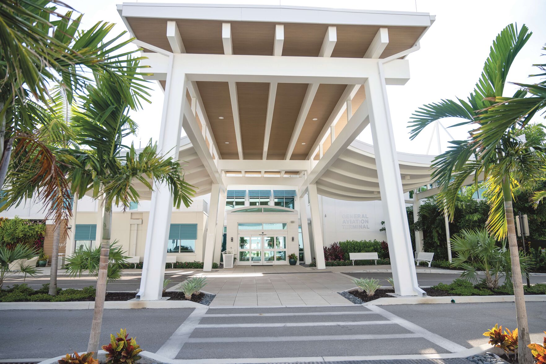 Naples Airport front